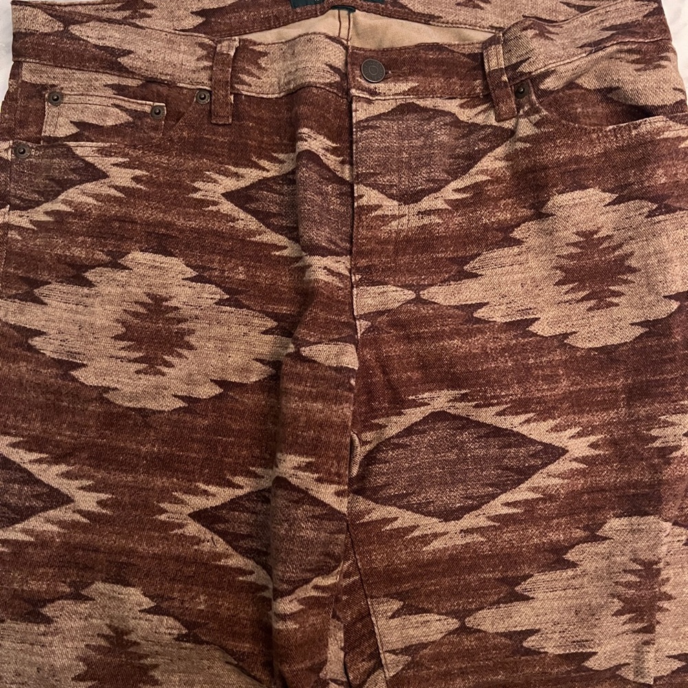 Vintage Ralph Lauren Brown Aztec   Jeans
